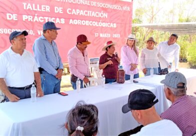 <strong>SEDARPA imparte el taller de capacitación de prácticas agroecológicas a productores de Soconusco</strong>